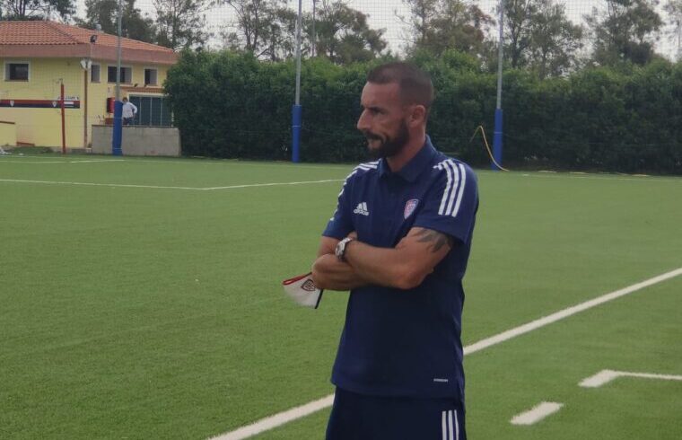 Alessandro Agostini allenatore dei giovani del Cagliari Primavera