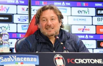 Giovanni Stroppa in conferenza | Foto FC Crotone