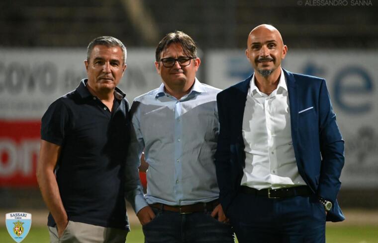 Da sinistra Roberto Fresu, Pierluigi Pinna e Gianluca Manca