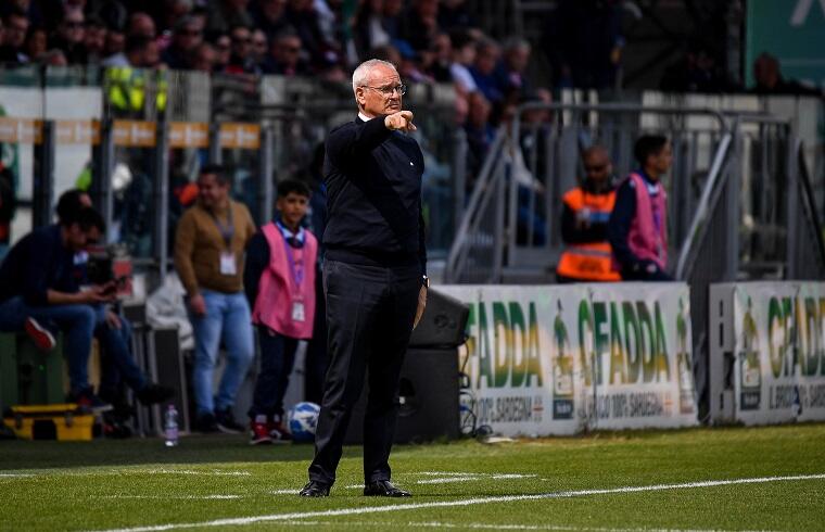 Il tecnico del Cagliari Claudio Ranieri durante la sfida contro il Sudtirol | Foto Luigi Canu
